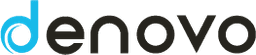 Λογότυπο Denovo GmbH και σύνδεσμος προς την κεντρική σελίδα